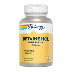 Betaine HCI W/Pepsin 250Mg (180 Vegcaps)