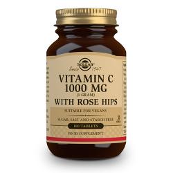 Vitamina C 1000mg con escaramujo  Rose Hips (100comp)