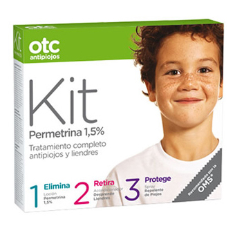 Foto Otc - ferrer - Kit permetrina 1,5% tratamiento completo (125 ml. x 3)