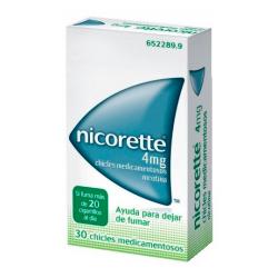 NICORETTE 4mg CHICLES MEDICAMENTOSOS 
