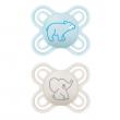 CHUPETE PERFECT START SILICONA SKIN SOFT 0-2M (2 UNIDADES)