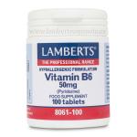 VITAMINA B6 50MG (100 VEG.COMPRIMIDOS)