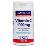 Vitamina C 1000mg con bioflavonoides y escaramujo (60caps)