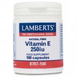 VITAMINA E NATURAL 250MG (100 CAPSULAS)