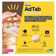 Miniatura - BAYER - VETERINARIA ADTAB 12MG ANTIPARASITARIO GATOS 0,5-2KG (1 COMP.MASTICABLE)