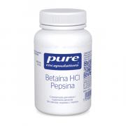 Miniatura - PURE ENCAPSULATIONS Betaína HCl Pepsina (90 cápsulas)
