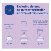 Miniatura - MAM BABY BIBERÓN EASY START ANTI-COLIC +0M BLANCO (130ML)