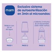 Miniatura - MAM BABY BIBERÓN EASY START ANTI-COLIC AZUL +2M (320ML)