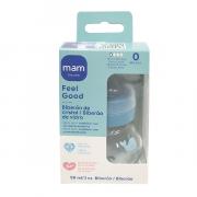Miniatura - MAM BABY BIBERÓN FEEL GOOD CRISTAL TETINA PLANA +0M FOREST (90ML)