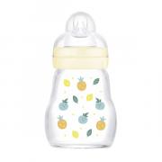 Miniatura - MAM BABY BIBERÓN FEEL GOOD CRISTAL TETINA PLANA +0M FRUTAS (170ML)