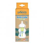 Miniatura - DR. BROWN´S BIBERÓN OPTIONS+ ANTI-COLIC BOCA ANCHA CRISTAL (150ml)  