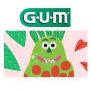 Miniatura - GUM CEPILLO DENTAL KIDS MONSTRUOS 2-6 AÑOS REF.901 (1 UNIDAD)