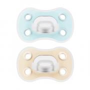 Miniatura - DR. BROWN´S CHUPETE ADVANTAGE ONE PIECE T1 AZUL/CREMA (2 UNIDADES)