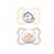 Miniatura - MAM BABY CHUPETE AIR SILICONA 2-6M NEUTRO (2UDS)