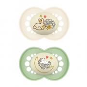 Miniatura - MAM BABY CHUPETE ORIGINAL NIGHT PURE SILICONA +6M NEUTRO (2 UNIDADES)