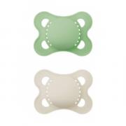 Miniatura - MAM BABY CHUPETE ORIGINAL PURE SILICONA 2-6M COLOR NEUTRO (2 UNIDADES)