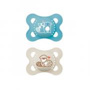 Miniatura - MAM BABY CHUPETE ORIGINAL SILICONA MATT SKIN SOFT  2-6M (2 UDS)