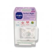 Miniatura - MAM BABY CHUPETE PERFECT NIGHT SILICONA 2-6M COLOR NEUTRO (1 UNIDAD)