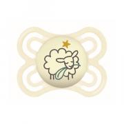 Miniatura - MAM BABY CHUPETE PERFECT NIGHT SILICONA 2-6M COLOR NEUTRO (1 UNIDAD)