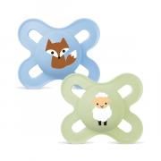 Miniatura - MAM BABY CHUPETE PERFECT START SILICONA SKIN SOFT 0-2M (2 UNIDADES)