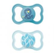 Miniatura - MAM BABY CHUPETE SUPREME MATE SILICONA +6M AZUL (2 UNIDADES)