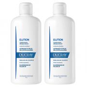 Miniatura - DUCRAY ELUTION CHAMPÚ DERMOPROTECTOR ANTICASPA DUPLO (400ML X 2 UNIDADES)