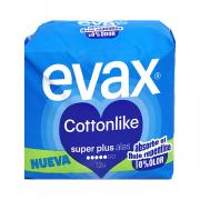 Miniatura - P&G (Health Care) EVAX COTTONLIKE COMPRESAS ALAS SUPER-PLUS (12 UNIDADES)  