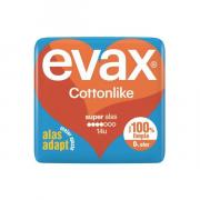 Miniatura - P&G (Health Care) EVAX COTTONLIKE COMPRESAS SUPER ALAS (14 UNIDADES)   