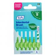 Miniatura - TEPE INTERDENTAL CEPILLO RECTO VERDE (6 UNIDADES)