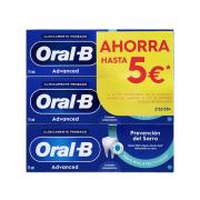 Miniatura - ORAL-B PACK AHORRO ADVANCED PASTA DENTAL (3 UNIDADES x 75ML)