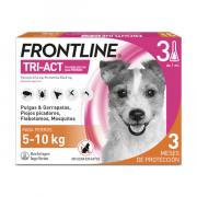 Miniatura - FRONTLINE TRI-ACT PIPETA ANTIPARASITARIO EXTERNO 5-10KG (3 UNIDADES)
