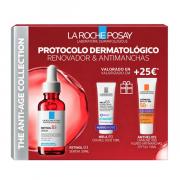 Miniatura - LA ROCHE POSAY PROTOCOLO RENOVADOR & ANTIMANCHAS RETINOL B3 SERUM (30ML) + MELA B3 DOSE DOUBLE (15ML) + ANTHELIOS UV MUNE FLUIDO (15ML) REGALO!