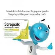 Miniatura - RECKITT BENCKINSER STREPSILS PASTILLAS SABOR LIMÓN (24 pastillas)