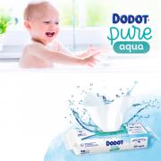 Miniatura - DODOT TOALLITAS AQUA PURE (48 TOALLITAS)	