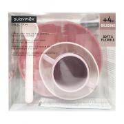 Miniatura - SUAVINEX VAJILLA INFANTIL SILICONA SOFT & FLEXIBLE (4 PIEZAS)