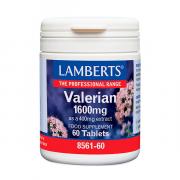 Miniatura - LAMBERTS VALERIANA 1600MG (60 VEG.COMPRIMIDOS)