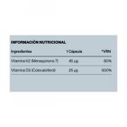 Miniatura - IVB WELLNES VITAMINA D3 + VITAMINA K2 (90 CAPS.VEGANAS)