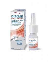 RHINOVIN DUO 0,5mg/ml + 0.6mg/ml PULVERIZACION NASAL (10ml)