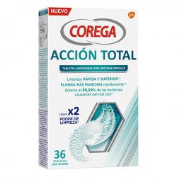 Acción Total Limpiador Ortodoncias y Prótesis Parciales (36 tabletas)