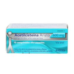ACETILCISTEINA ARISTO 600mg COMPRIMIDOS EFERVESCENTES  (10 comprimidos)