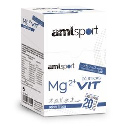 amlsport® Mg2+Vit Sabor Fresa (20 sticks)