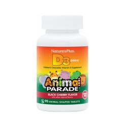 ANIMAL PARADE VIT.D3 500UI +3 AÑOS  (90 COMP.MASTICABLES)