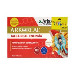 ARKOREAL JALEA REAL ENERGIA SIN AZÚCAR (20 AMPOLLAS X 15ML)