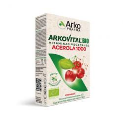 Arkovital®  ACEROLA 1000 VITAMINA C 100% NATURAL (30comp)				