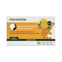 AROMAFORCE PASTILLAS PARA GARGANTA MIEL Y LIMÓN (24 unidades)