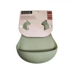 Babero con bolsillo recoge migas