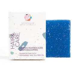 BARRA DE CHAMPÚ CABELLO GRASO CON MENTA Y ÁRBOL DE TÉ (90g)