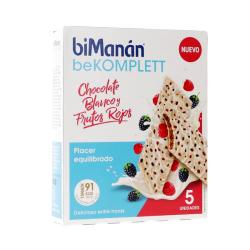 BEKOMPLET GALLETA CHOCOLATE BLANCO Y FRUTOS ROJOS (5UDS)	