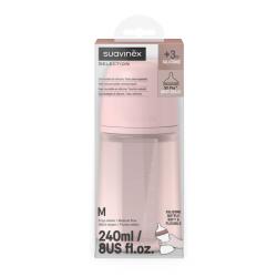 BIBERON DE SILICONA COLOR ESSENCE SOFT +3M (240ML)