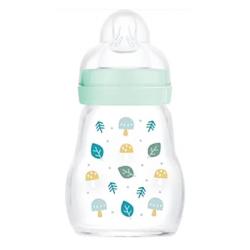 BIBERON FEEL GOOD CRISTAL + 0M HOJAS  (170ML)
